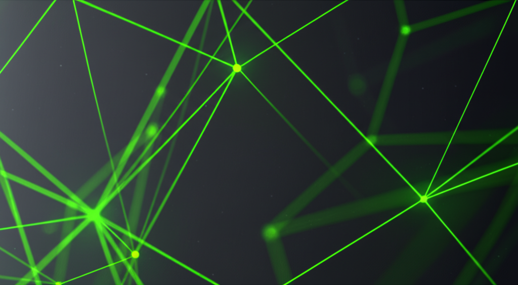 Abstract interconnected nodes